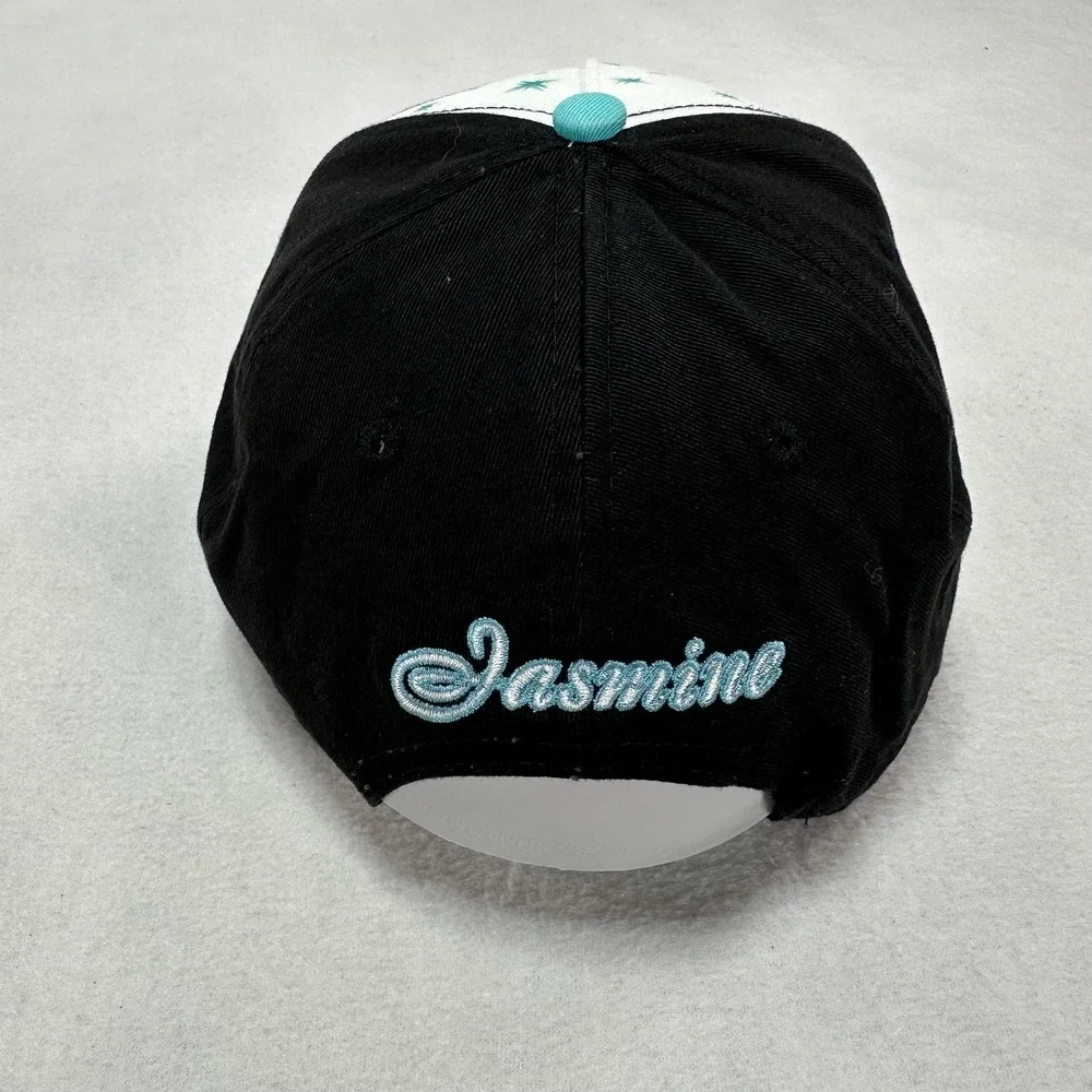 Disney Princess Hat Cap Snap Back Ariel Cinderella Jasmine Graphic Youth Fun